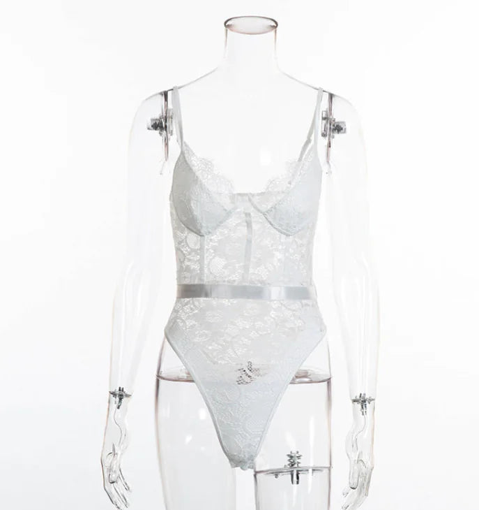 Lace Bodysuit - Romantic Lingerie
