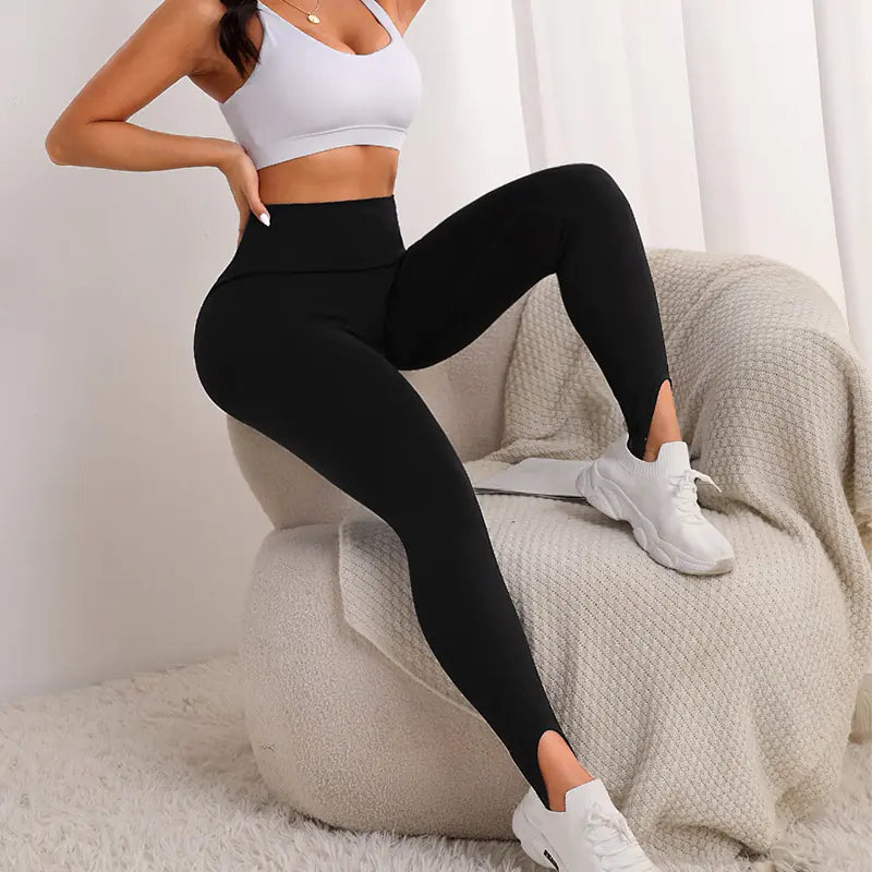 Yoga Set with High-Waisted Leggings